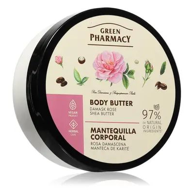 Green Pharmacy Damask Rose & Shea Butter Body Butter intenzivně hydratační tělové máslo 200 ml