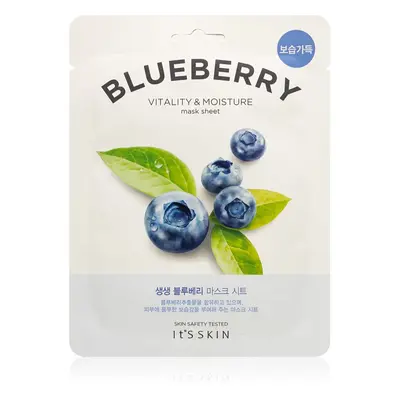 It´s Skin The Fresh Mask Blueberry hydratační plátýnková maska s revitalizačním účinkem 21 g