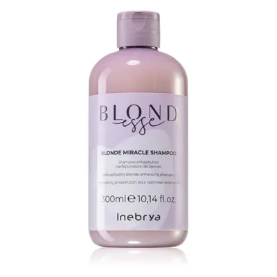 Inebrya BLONDesse Blonde Miracle Shampoo čisticí detoxikační šampon pro blond vlasy 300 ml