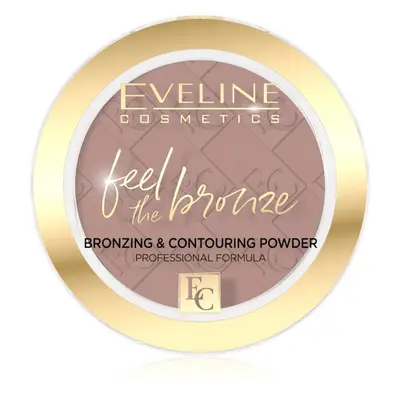 Eveline Cosmetics Feel The Bronze bronzující a konturovací pudr odstín 01 Milky Way 4 g