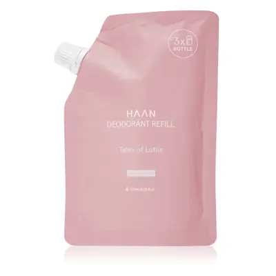 HAAN Deodorant Tales of Lotus osvěžující deodorant roll-on náhradní náplň 120 ml