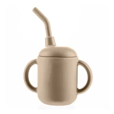 Zopa Silicone Mug hrnek 2 v 1 Sand Beige 1 ks