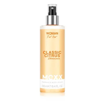 Mexx Woman Classic Citrus & Sandalwood New osvěžující tělový sprej pro ženy 250 ml