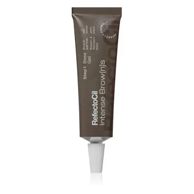 RefectoCil Intense Brow[n]s Base Gel barva na obočí a řasy s gelovou texturou odstín Ash Brown 1