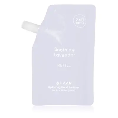 HAAN Hand Care Soothing Lavander čisticí sprej na ruce s antibakteriální přísadou náhradní náplň