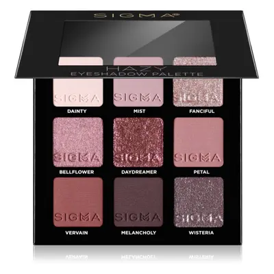 Sigma Beauty Eyeshadow Palette Hazy paletka očních stínů 9 g