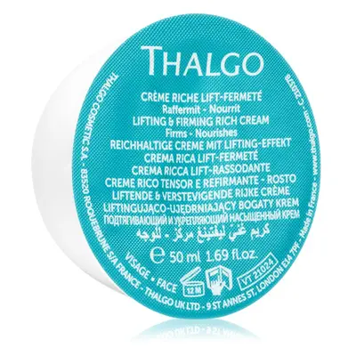 Thalgo Silicium Lifting and Firming Rich Cream bohatý krém s liftingovým efektem náhradní náplň 