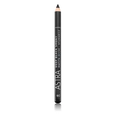 Astra Make-up Deep Black Smoky kajalová tužka na oči pro kouřové líčení odstín Black 1,1 g