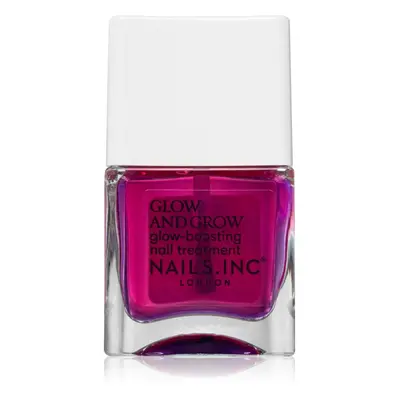 Nails Inc. Glow and Grow Nail Growth Treatment posilující lak na nehty 14 ml