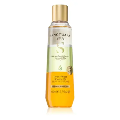 Sanctuary Spa Golden Sandalwood třífázový sprchový olej 200 ml