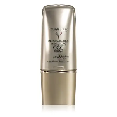 Yonelle Metamorphosis tónovací krém na obličej SPF 50 odstín Gold Tan 30 ml