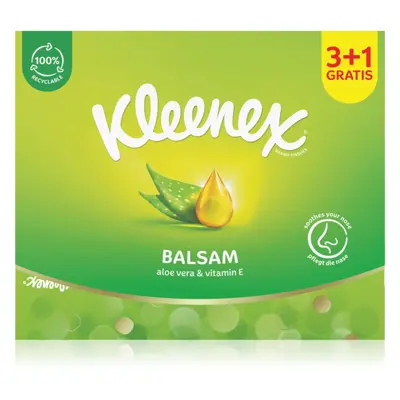 Kleenex Balsam Box papírové kapesníky 4x64 ks