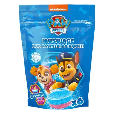 Nickelodeon Paw Patrol Bath Pills barevné šumivé tablety do koupele 6x20 g