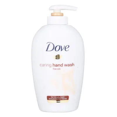 Dove Silk Fine tekuté mýdlo s pumpičkou bílá orchidej 250 ml