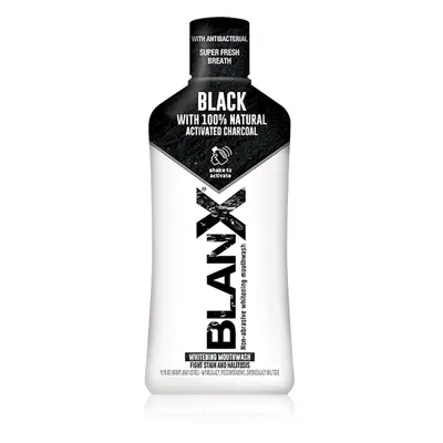 BlanX Black Mouthwash bělicí ústní voda s aktivním uhlím 500 ml