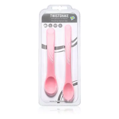 Twistshake Feeding Spoon Set lžička 4+m Pastel Pink 2 ks