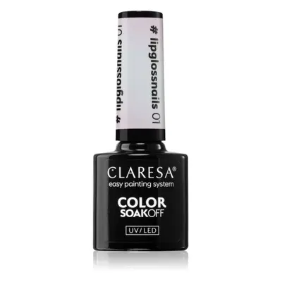 Claresa SoakOff UV/LED Color #lipglossnails gelový lak na nehty odstín 01 5 g