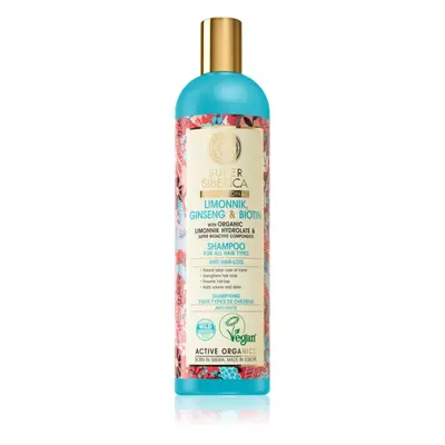 Natura Siberica Limonnik, Ginseng & Biotin šampon proti padání vlasů 400 ml