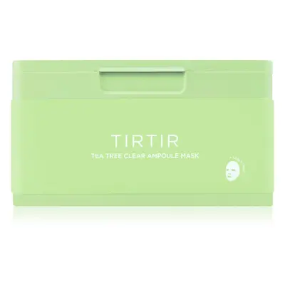 TIRTIR Ampoule Mask Tea Tree Clear zklidňující plátýnková maska pro problematickou pleť 30 ks