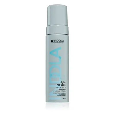 Indola Light Mousse pěna na vlasy pro přirozenou fixaci 200 ml