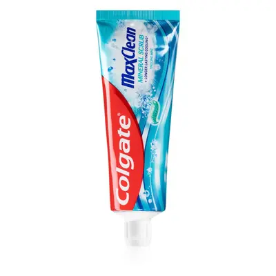 Colgate Max Clean Mineral Scrub gelová zubní pasta pro svěží dech Tingling Mint 75 ml