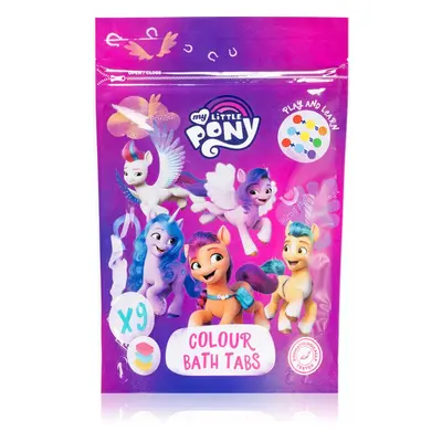 My Little Pony Colour Bath Tabs barevné šumivé tablety do koupele 9x16 g