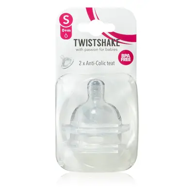 Twistshake Anti-Colic Teat savička na láhev Small 0m+ 2 ks