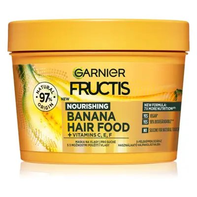 Garnier Fructis Banana Hair Food vyživující maska pro suché vlasy 390 ml