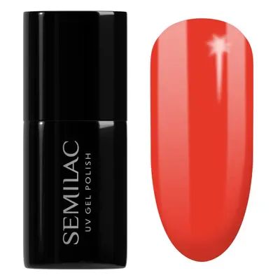 Semilac UV Hybrid Hottie gelový lak na nehty odstín 039 Sexy Red 7 ml