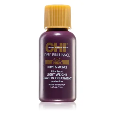 CHI Brilliance Shine Serum Lightweight Leave-in Ttreatment lehké sérum pro lesk a hebkost vlasů 