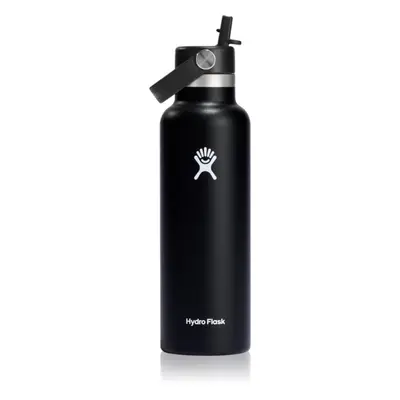 Hydro Flask Standard Mouth Straw Cap termoláhev barva Černá 621 ml