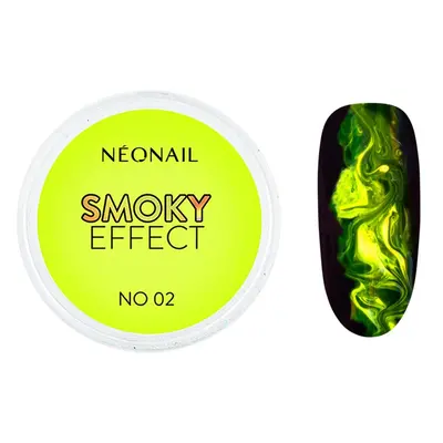 NEONAIL Effect Smoky barevný pudr na nehty barva No. 02 Yellow 2 g