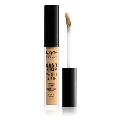 NYX Professional Makeup Can't Stop Won't Stop tekutý korektor odstín 08 True Beige 3.5 ml