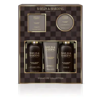 Baylis & Harding Black Pepper & Ginseng dárková sada do koupele pro muže