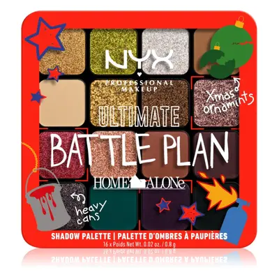 NYX Professional Makeup Home Alone Ultimate Battle Plan paletka očních stínů odstín Ultimate Bat