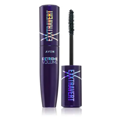 Avon Exxtravert Extreme Volume voděodolná prodlužující řasenka pro extra objem odstín Blackest B