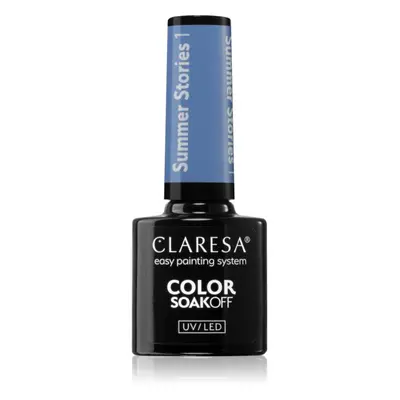 Claresa SoakOff UV/LED Color Summer Stories gelový lak na nehty odstín 1 5 g