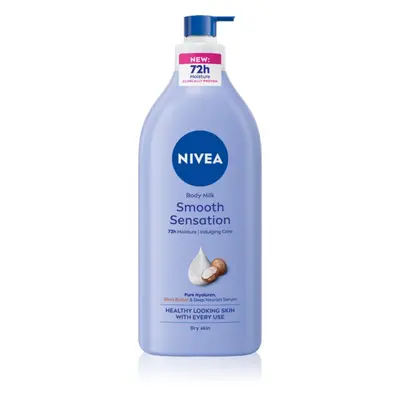 NIVEA Smooth Sensation hydratační tělové mléko pro suchou pokožku 625 ml