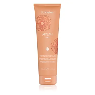 Echosline Argan mask vyživující maska pro hladké a zářivé vlasy s arganovým olejem 300 ml