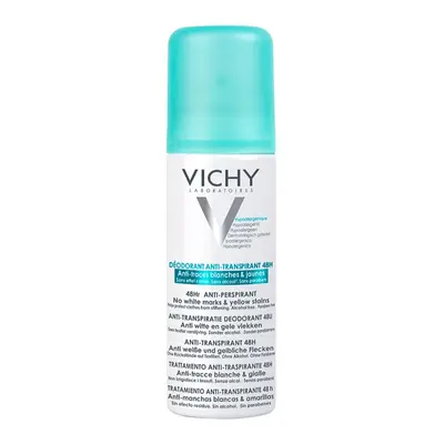 Vichy Deodorant 48h antiperspirant ve spreji proti bílým a žlutým skvrnám 125 ml