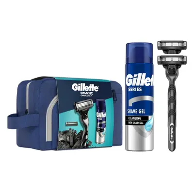 Gillette Mach3 Charcoal dárková sada pro muže