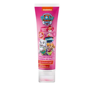 Nickelodeon Paw Patrol Coloring Bath Paint pěna do koupele pro děti Pink Strawberry 150 ml