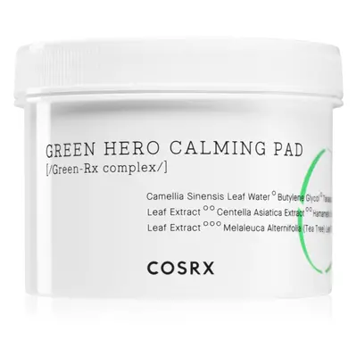 Cosrx One Step Green Hero Calming intenzivně revitalizační polštářky se zklidňujícím účinkem 70 