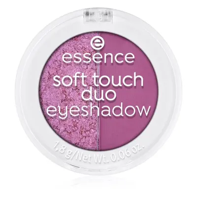 essence Soft Touch Duo oční stíny odstín 02 Berry Crush 1 g