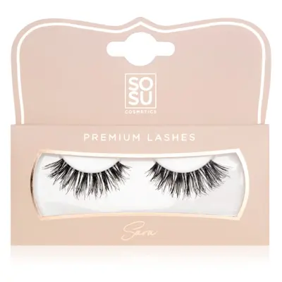 SOSU Cosmetics Premium Lashes umělé řasy odstín Sara 1 ks