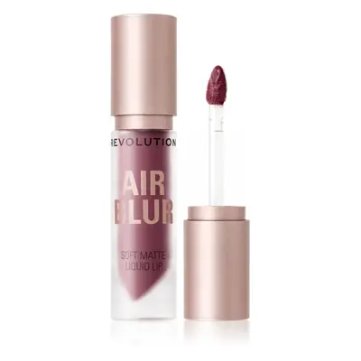 Makeup Revolution Air Blur Liquid Lipstick lehká tekutá matná rtěnka odstín Black Cherry 3.5 ml