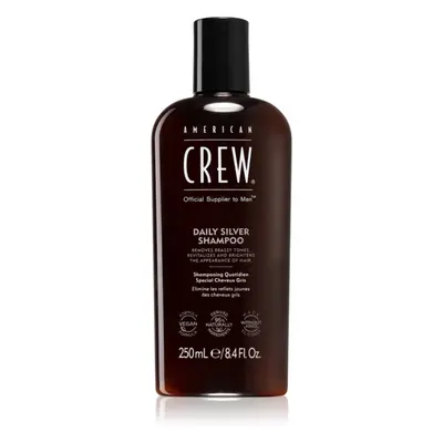 American Crew Daily Silver Shampoo šampon na bílé a šedivé vlasy 250 ml