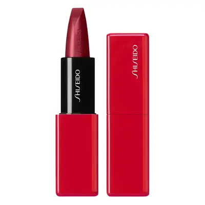 Shiseido Makeup Technosatin gel lipstick saténová rtěnka odstín 411 Scarlet Cluster 4 g