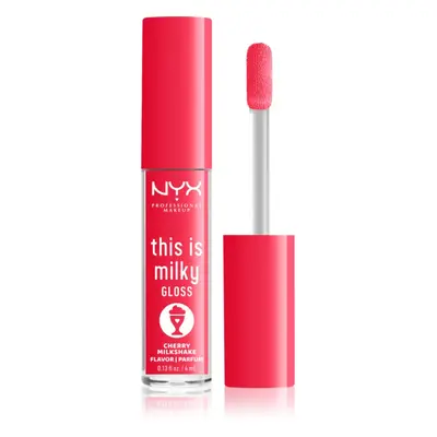 NYX Professional Makeup This is Milky Gloss Milkshakes hydratační lesk na rty s parfemací odstín