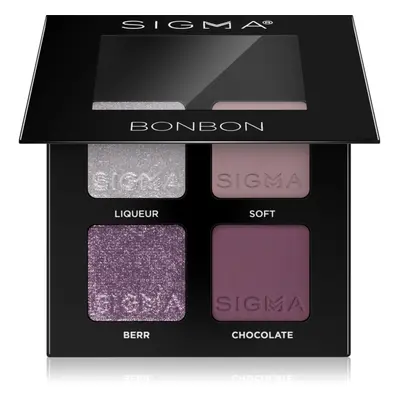 Sigma Beauty Quad paletka očních stínů odstín Bonbon 4 g